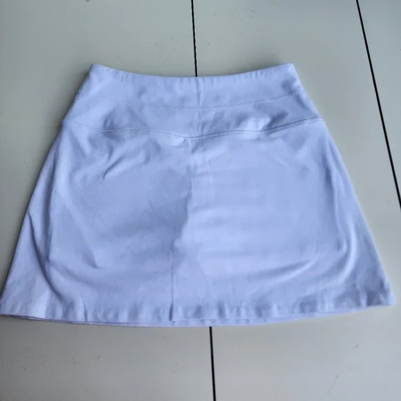 Coral Bay Golf Skort Skirt Women Petite White Athletic Stretch Elastic Mesh PS - Picture 10 of 10